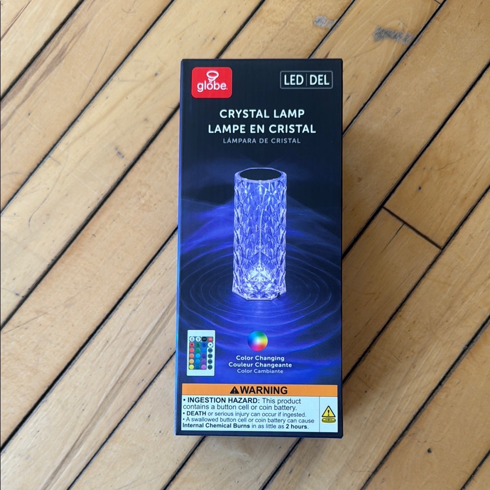 Globe Color-Changing Crystal Lamp